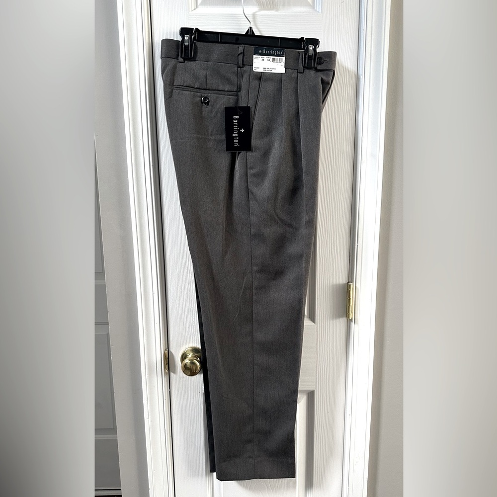 Barrington Mens Dressy Gray Pants NWT size Waist 30 X inseam 30